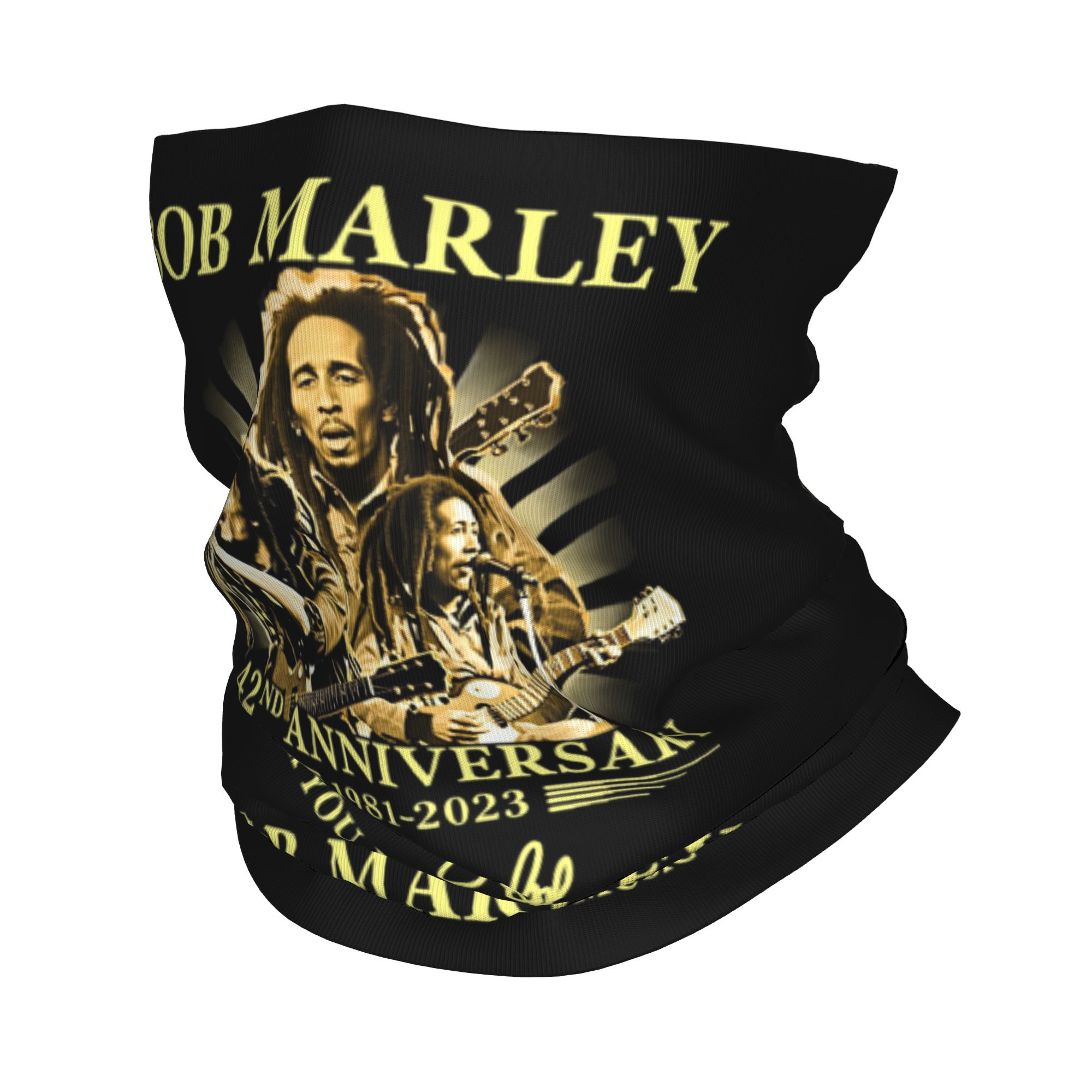 Neck Gaiter Fleece - Bandana Penutup Leher Bob Marley Reggae