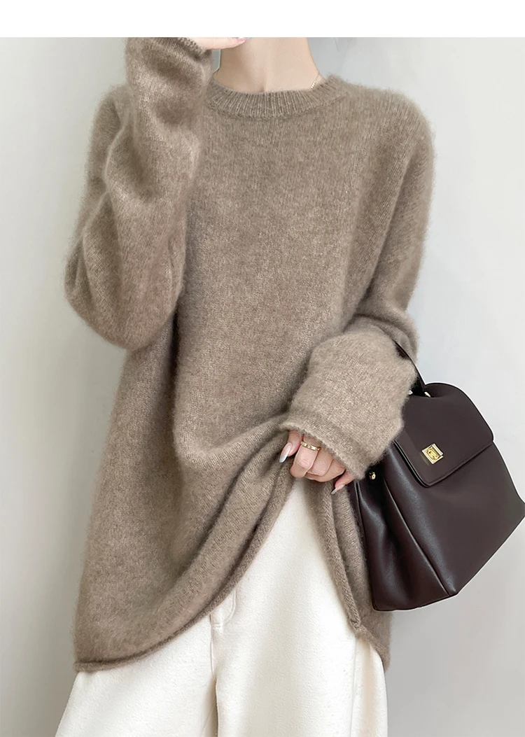 Wool Coat Peacoat - Sweter Kasmir Ukuran Besar Wanita Mantel