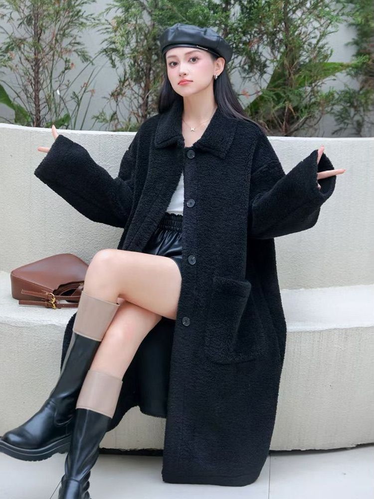 Wool Coat Peacoat - Jaket Bulu Domba Panjang Model Jepang