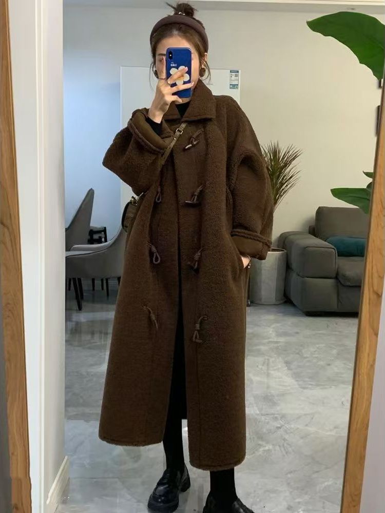 Wool Coat Peacoat - Mantel Musim Dingin Tebal Berbahan Bulu