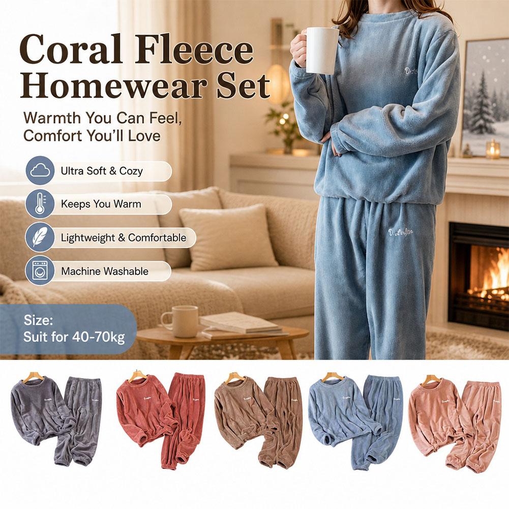 Set Pakaian Rumah Bahan Coral  - Corduroy Pant Warm ulasan dan harga