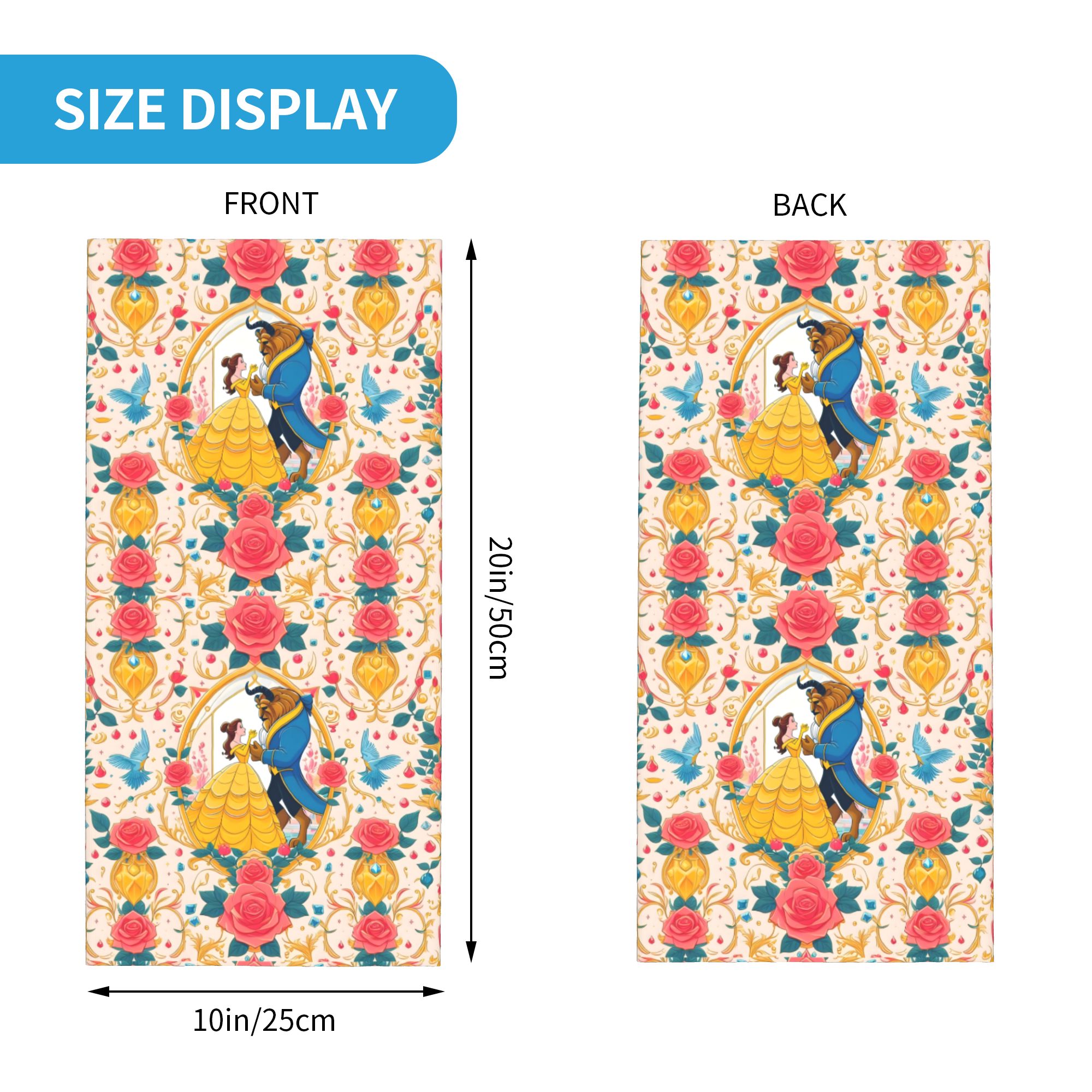 Custom B-Beauty and the B-Beas - Neck Gaiter Fleece ulasan dan harga