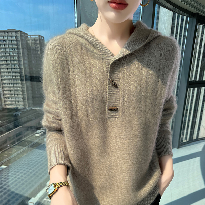 Sweater Rajut Kasmir Mink Murn - Wool Coat Peacoat ulasan dan harga
