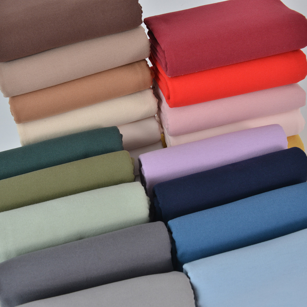 Setengah Meter warna Solid fla - Flannel Shirt Lined ulasan dan harga